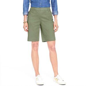 Talbots Perfect Shorts 9" Olive Size 10 Petite